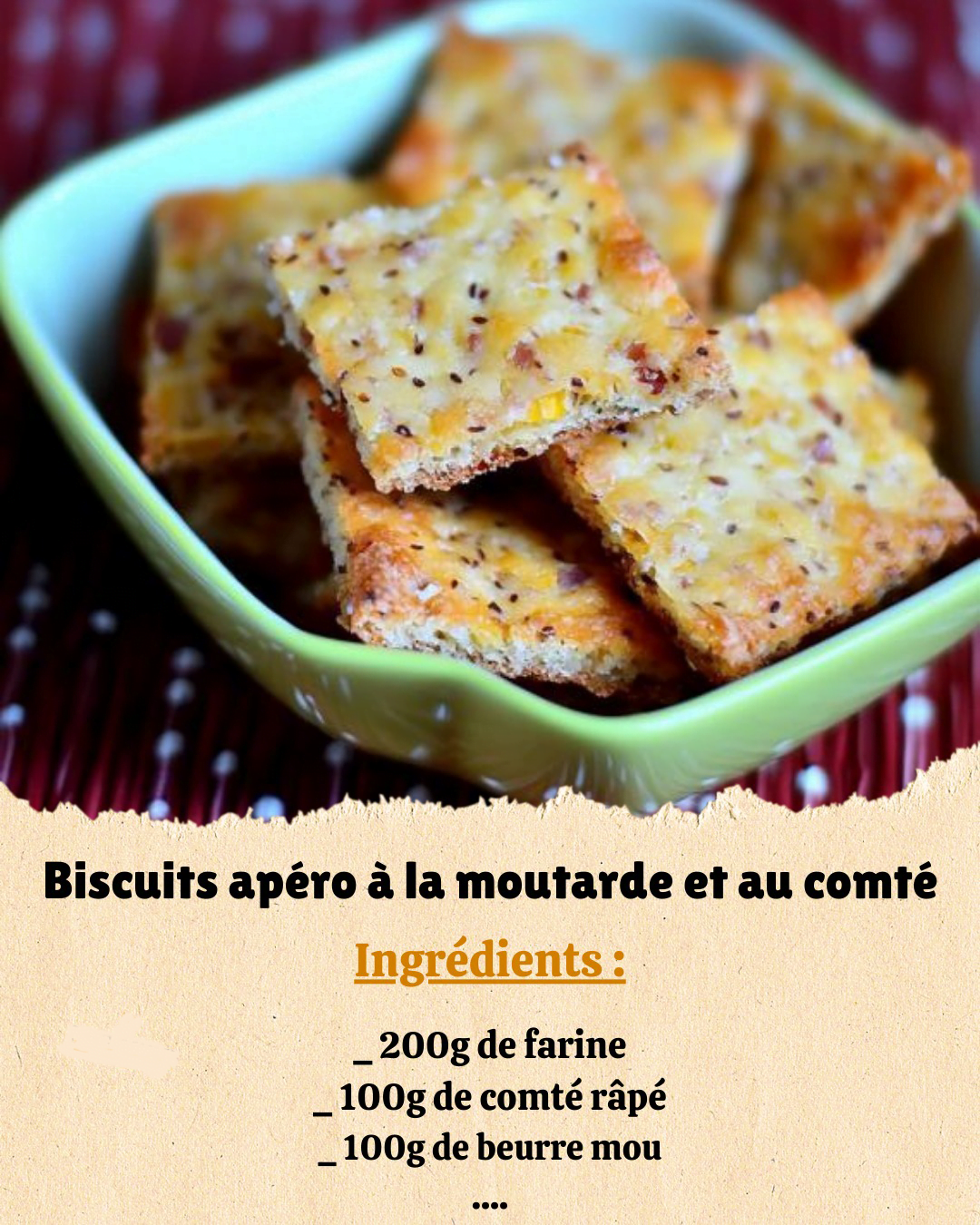 Biscuits apéro